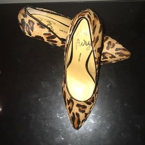 Leopard Heels- Nine West Love Fury